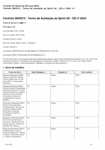 Módulo Acervo - Release 02 - OS nº 34 - Sprint 00