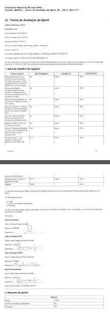 Contrato nº 842015 - OS 0013 - Módulo SERVIÇOS