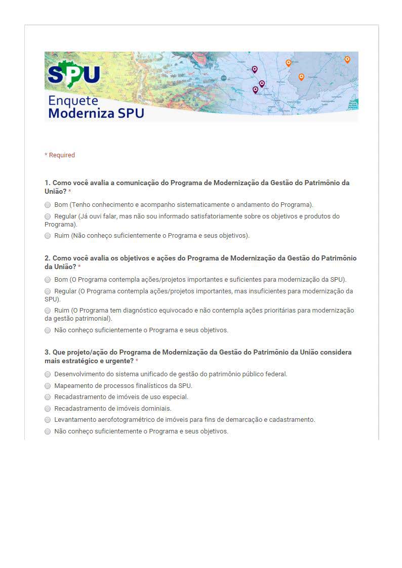 Enquete Moderniza SPU