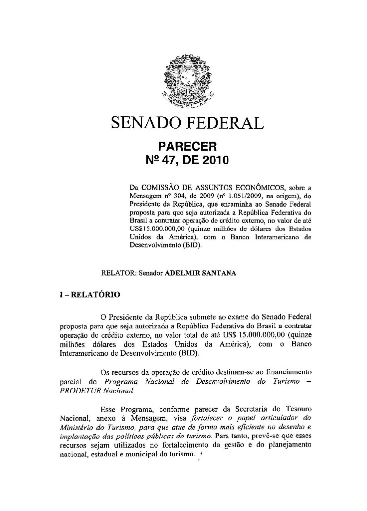 Parecer Senado Federal 47 de 2010.jpg