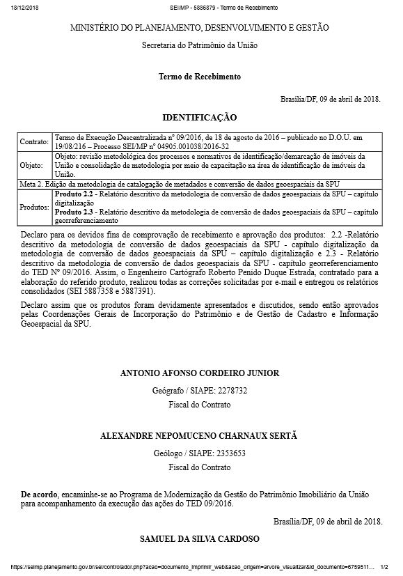 Termo de Recebimento