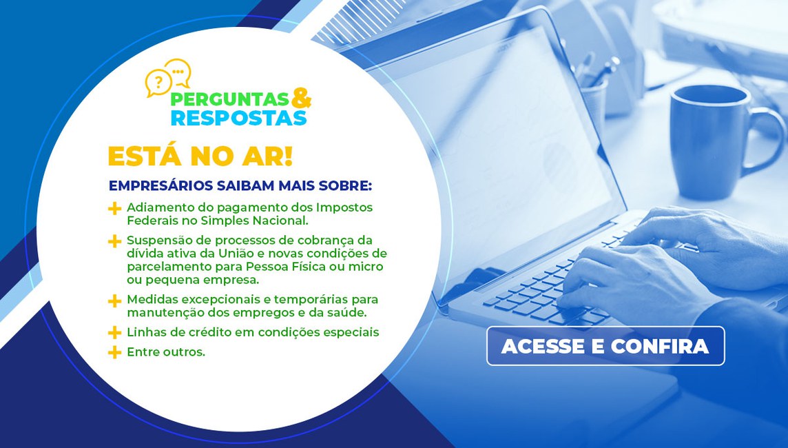 Página esclarece dúvidas sobre como atravessar esse momento de crise econômica causada pela covid-19