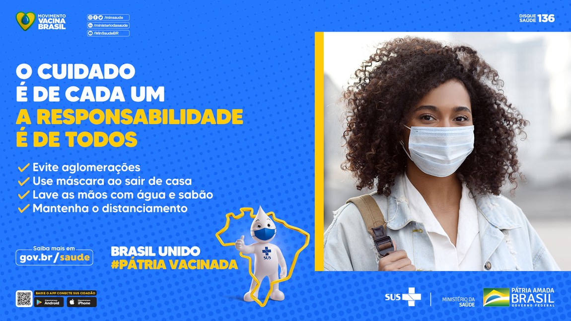 O cuidado é de cada um, a responsabilidade é de todos!