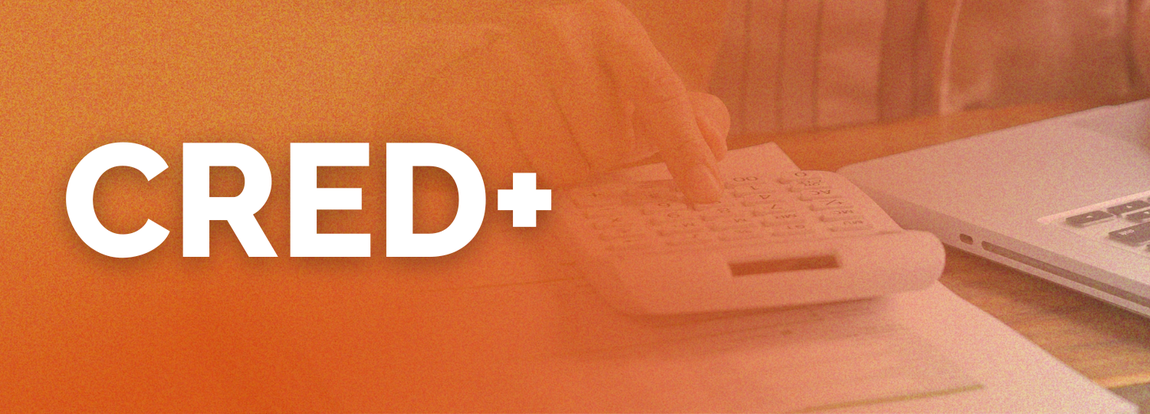 Imagem com texto "Cred+"
