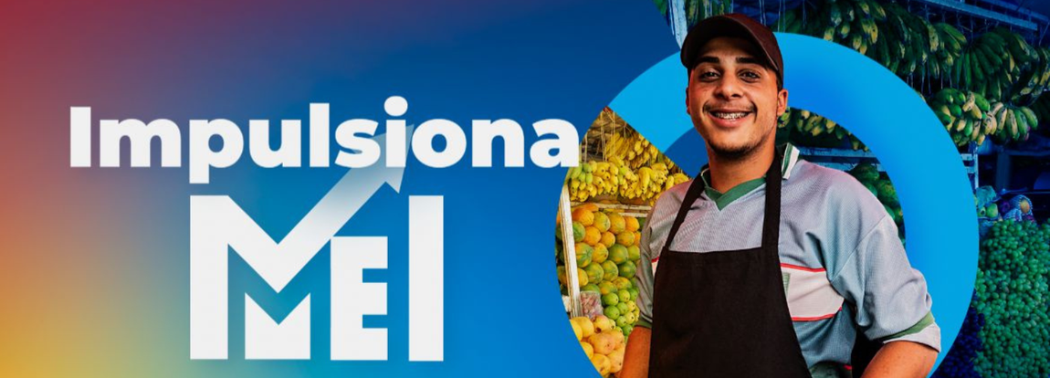 Imagem com texto "Impulsiona MEI"
