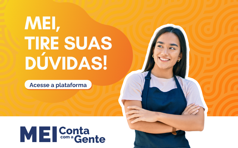 Banner do Agente MEI, assistente virtual que oferece orientações e informações para microempreendedores individuais.