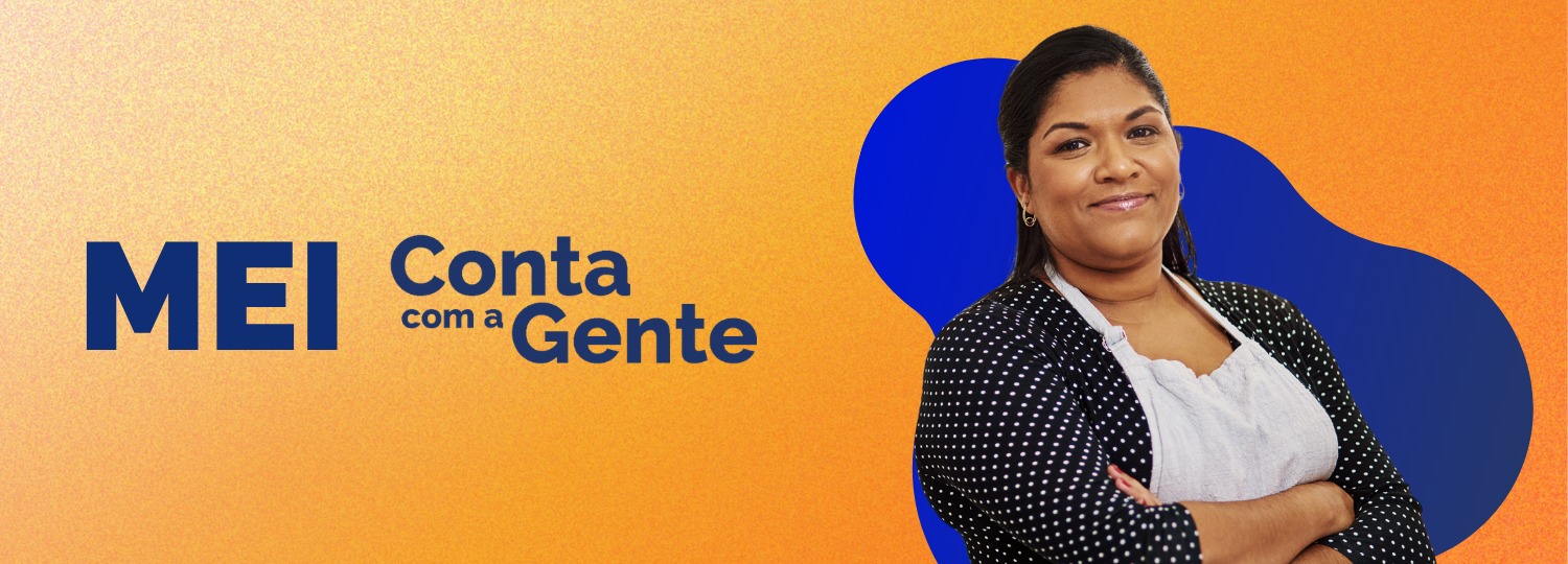 Banner do Agente MEI, assistente virtual que oferece orientações e informações para microempreendedores individuais.