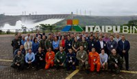 Alunos do Curso Superior de Inteligência Estratégica (CSIE) visitam a Usina Hidrelétrica de Itaipu, em Foz do Iguaçu (PR)