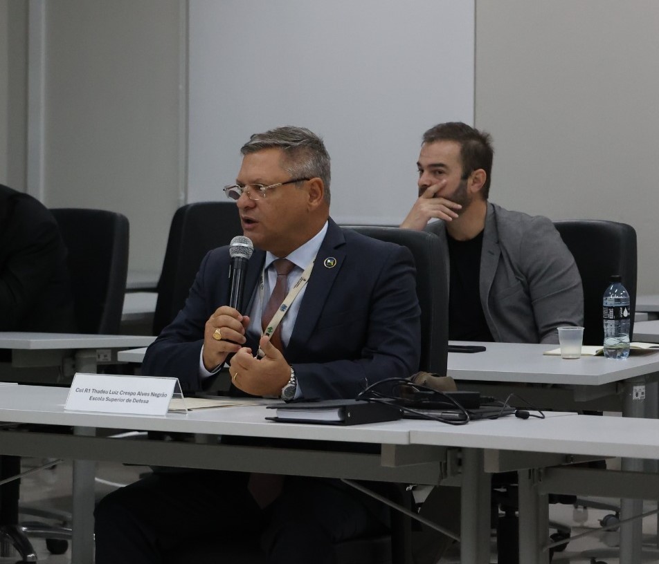 Cel Negrão fazendo suas considerações sobre a PND