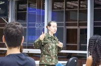 Estudantes da UnB visitam a ESD e participam de painel sobre China e Irã