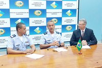 Ministro do STM concede entrevista para alunos do Mestrado da ESD