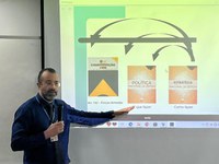 Professores da Escola Superior de Defesa proferem palestras na PMDF e na PF