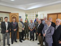 Comandante da ESG se reúne com integrantes da nova Diretoria Executiva da ADESG