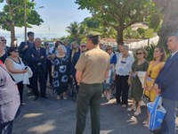 Comitiva do Instituto de Ação Social das Forças Armadas de Portugal visita a Escola Superior de Guerra