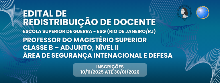ESG abre seleção para Redistribuição de Professor do Magistério Superior