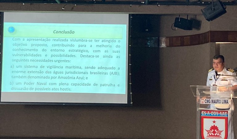 ESG participa do Seminário sobre operações de defesa no litoral