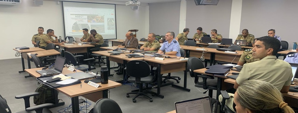 Estagiários do Curso de Estado-Maior Conjunto participam de exercício do U.S. Army War College
