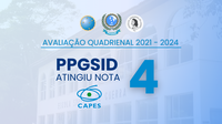 O Programa de Pós-Graduação em Segurança Internacional e Defesa (PPGSID) atinge nota 4 na avaliação CAPES.
