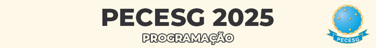 Programação PECESG 2025