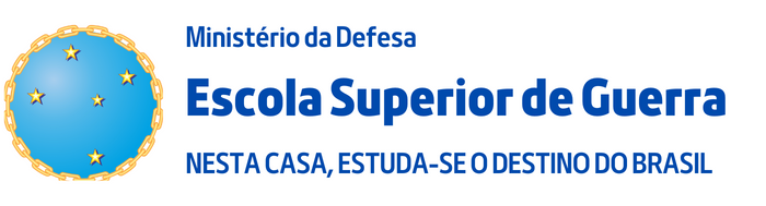 Logo da Escola e slogan Nesta Casa Estuda-se o Destino do Brasil