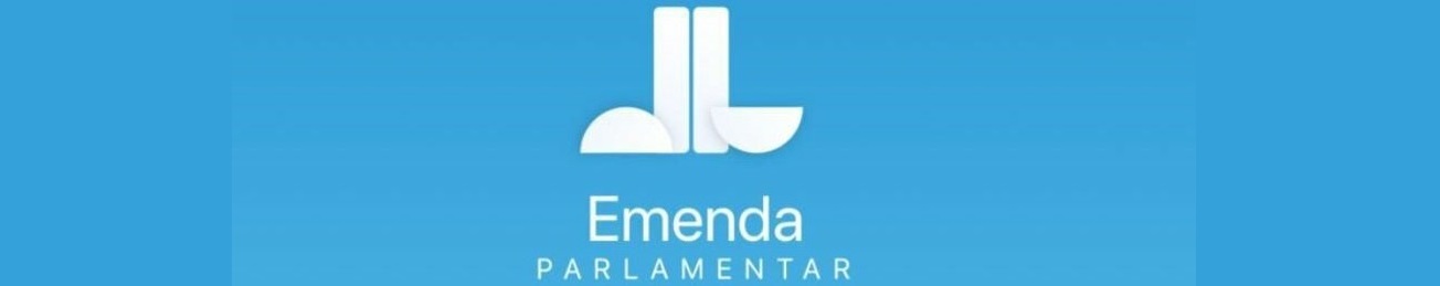O banner tem fundo azul
