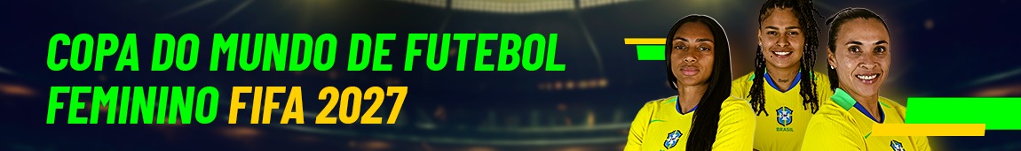 Banner copa do mundo de futebol feminino 2027