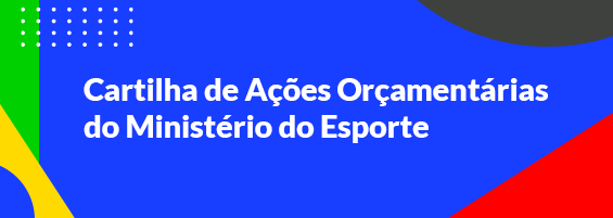 Este banner tem caráter informativo a respeito da cartilha de ações orçamentárias do Ministério do Esporte. O objetivo desta cartilha é enfrentar o desafio de implementar políticas públicas inclusivas, garantindo que o maior número possível de brasileiros tenha acesso às práticas desportivas. A destinação das emendas parlamentares aos projetos desenvolvidos pelo Ministério do Esporte tem sido um recurso essencial para alcançarmos nossas metas.