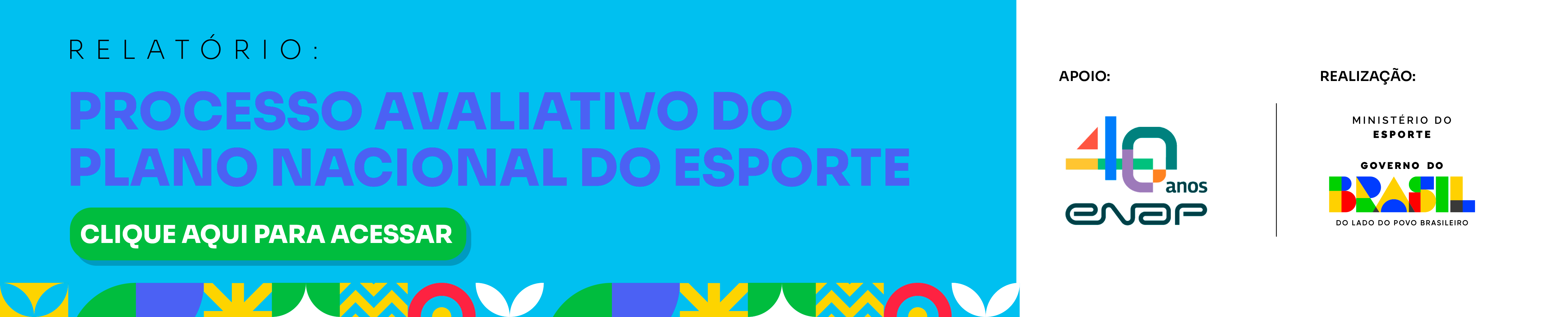 Relatório Processo Avaliativo do Plano Nacional do Esporte