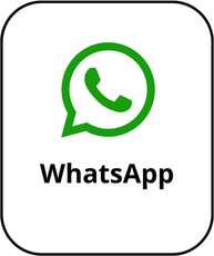 Ícone do aplicativo WhatsApp. O fundo é branco. No centro, há um balão de conversa verde escuro, com o desenho de um telefone antigo branco dentro dele. Abaixo do ícone, está escrito "WhatsApp" em letras pretas