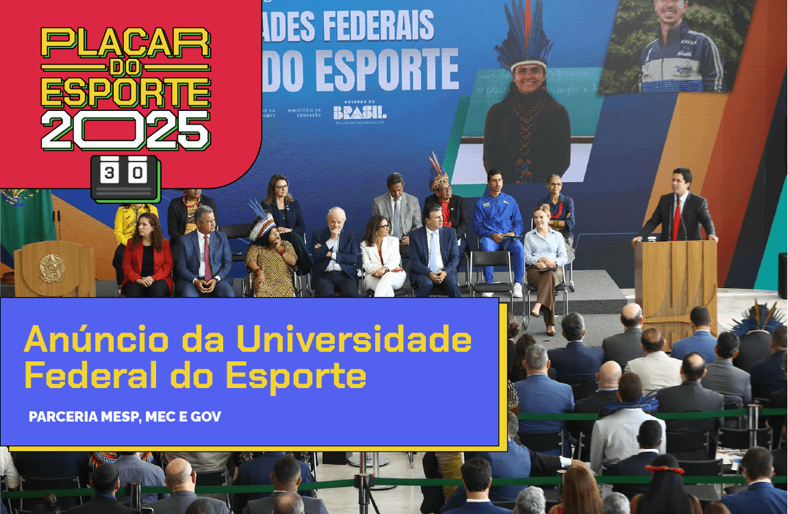 Proposta inédita nas Américas, a UFEsporte reforça o esporte como política de Estado. Projeto de Lei que cria a universidade tramita agora na Câmara dos Deputados