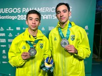 Com 100% da delegação composta por bolsistas, tênis de mesa brasileiro leva mais duas pratas em Santiago