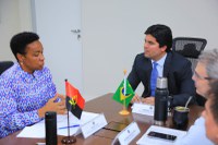 Fufuca recebe ministra do Desporto de Angola para tratar de experiências esportivas e futuras parcerias