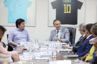 Ministros André Fufuca e Camilo Santana abrem conversas por ações conjuntas entre Esporte e Educação