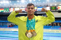 Natação brasileira faz balanço positivo da participação no Pan e pretende classificar mais nadadores para Paris 2024 até maio