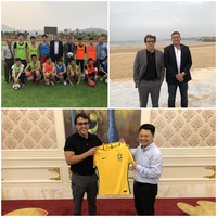 Comitiva do Ministério do Esporte inicia agenda oficial na China