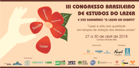 Rede CEDES promove III Congresso Brasileiro de Estudos do Lazer e XVII Seminário “O Lazer em Debate”
