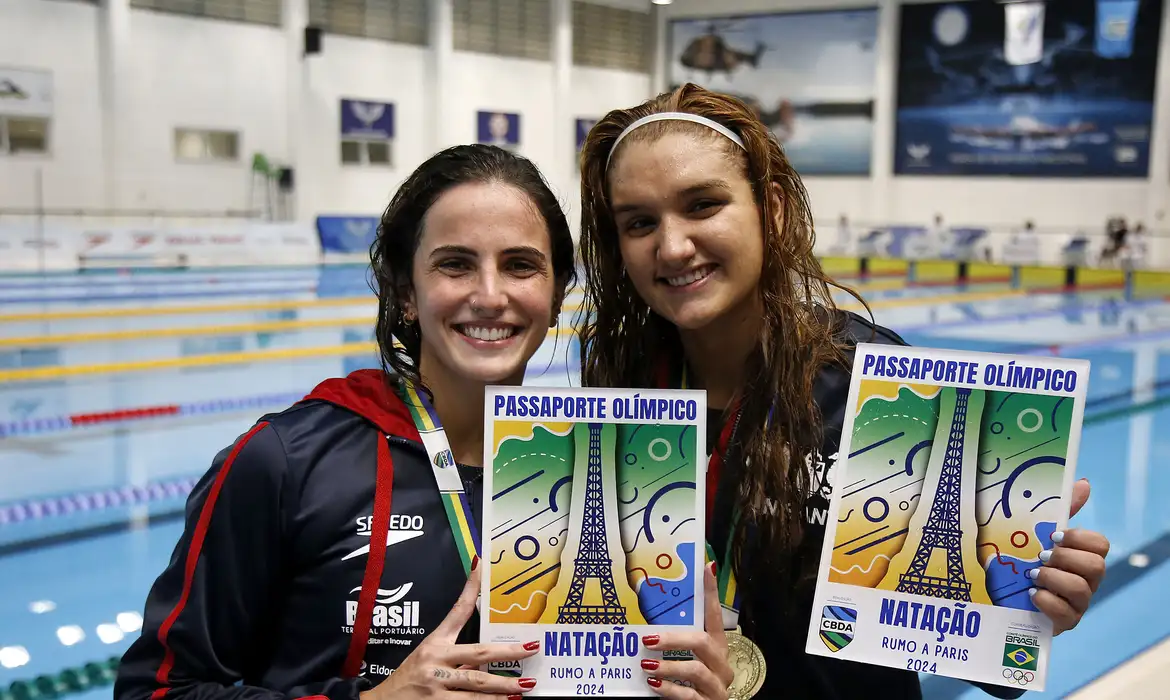 Os nadadores disputam a Seletiva Olímpica que ocorre no Rio de Janeiro