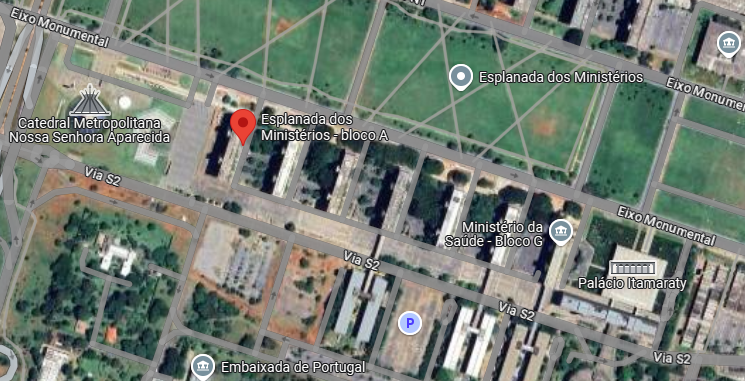 Endereço do auditório do Ministério do Esporte