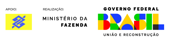 Banner com logos de apoio e realização