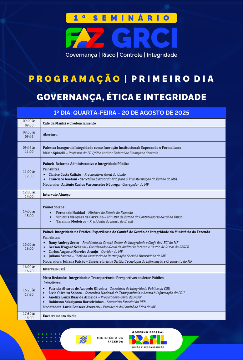 Programação Dia 1
