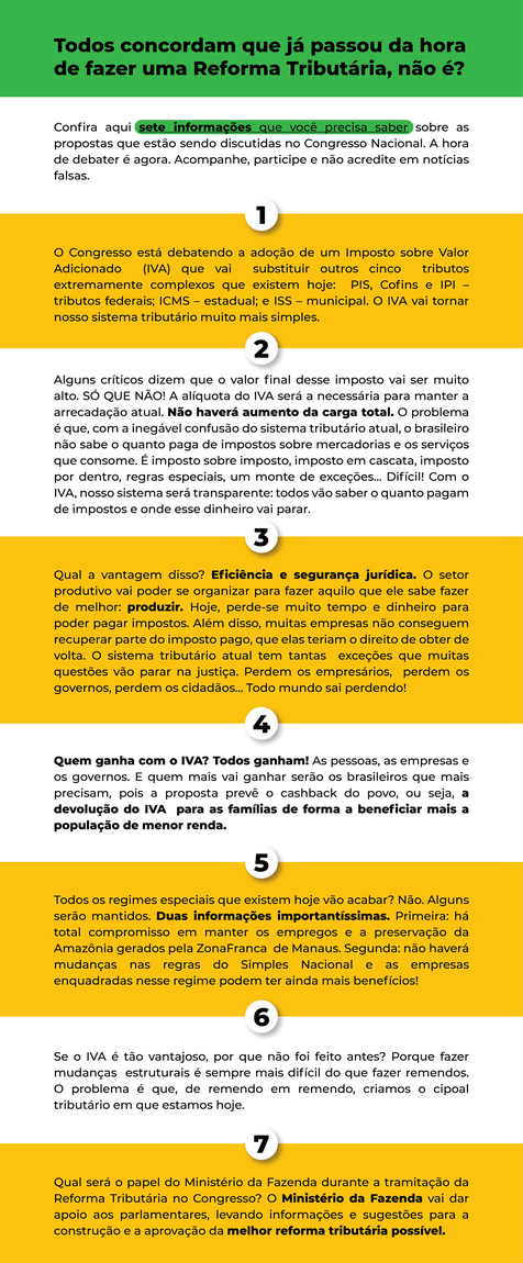 7 informações que você precisa saber sobre as propostas da reforma tributária