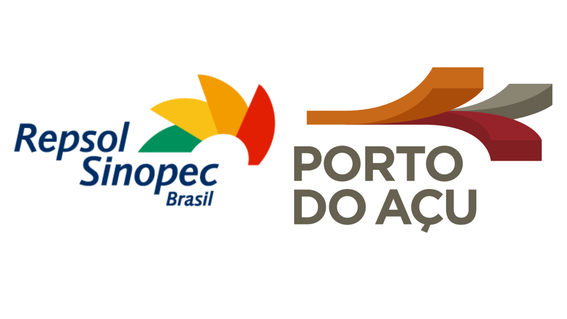 Logo Repsol Sinopec Brasil + Porto do Açu