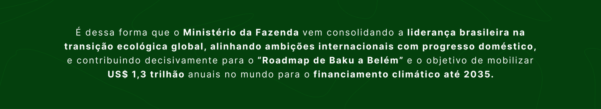 Banner - Transição Ecológica