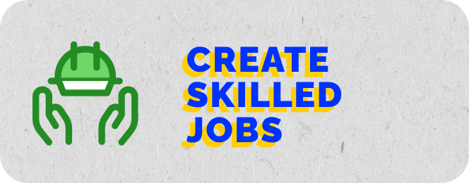 Banner - Create skilled jobs