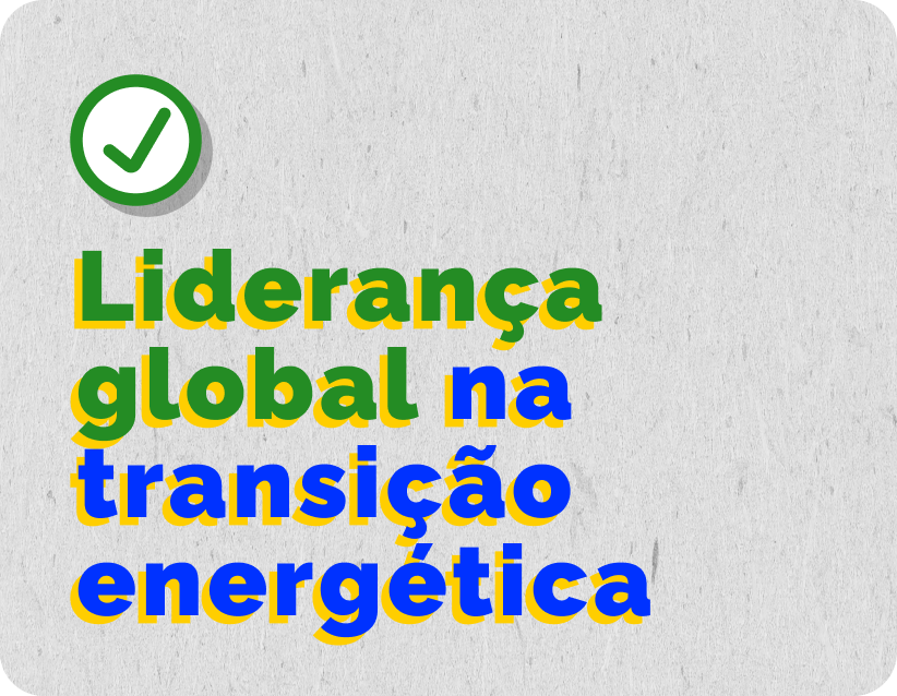 liderança global na transição energética