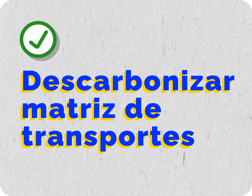 Descarbonizar matriz de transportes
