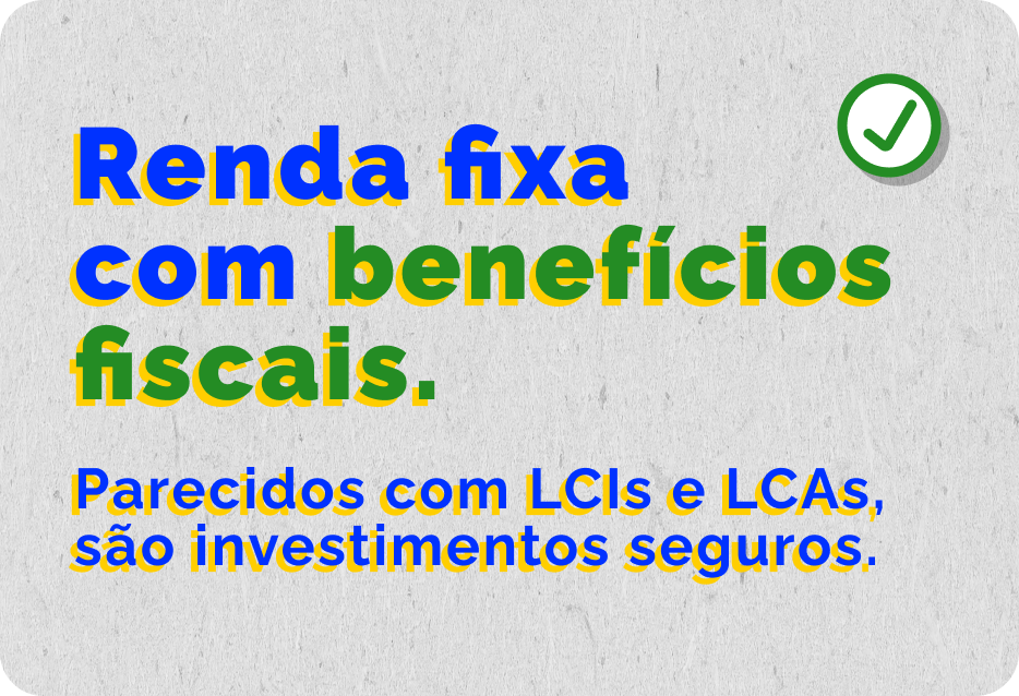 renda fixa com benefícios fiscais