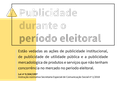 Vedação período eleitoral
