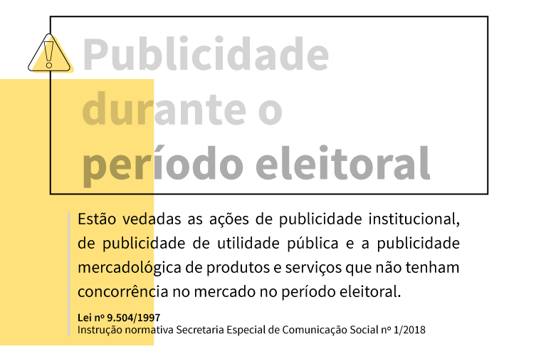 Vedação período eleitoral