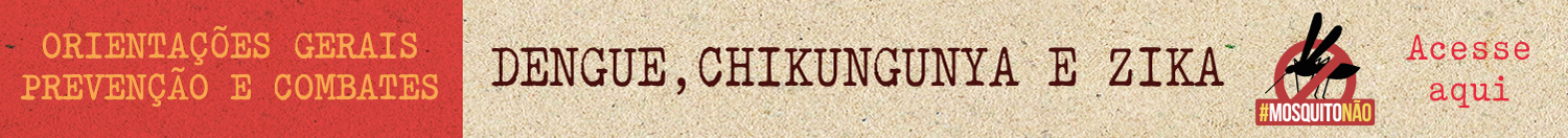 Banner da campanha Mosquito Não